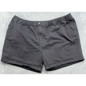 Chubbies Shorts Dark N Stormies Black Men's 3XL 5.5" Inseam Chino Flat Front